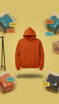 Hooded Sweatshirt Flash Orange