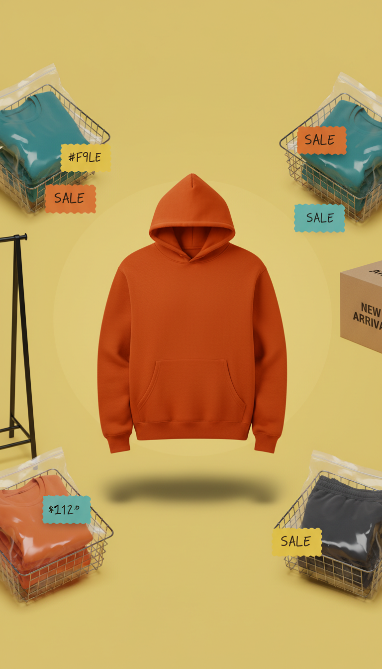 Hooded Sweatshirt Flash Orange