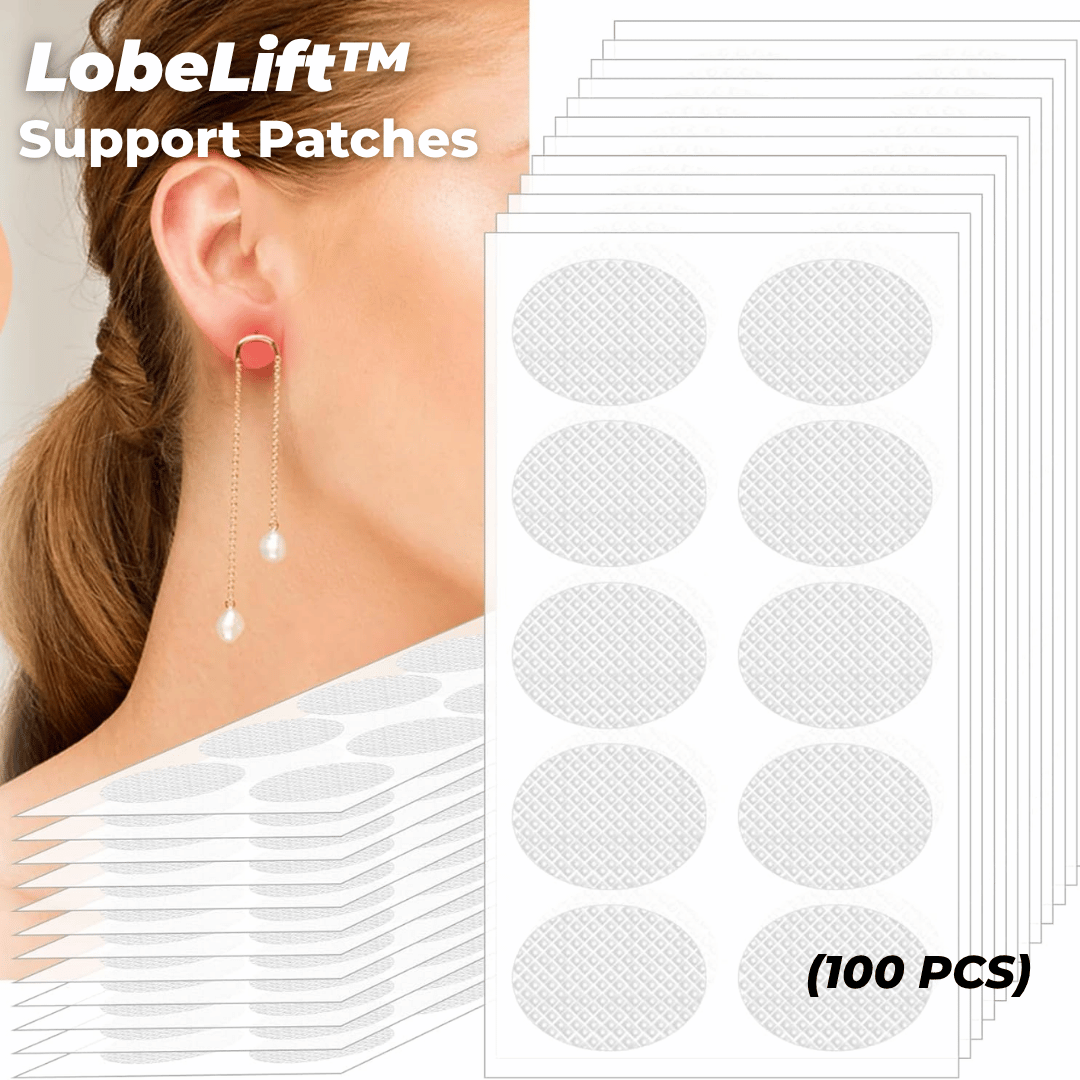 LobeLift™  Invisible Earrings Support Patches for Girls & Women (100 PCS)